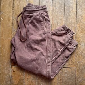 Men’s Alphalete Tan Brown Jogger Sweatpants Small